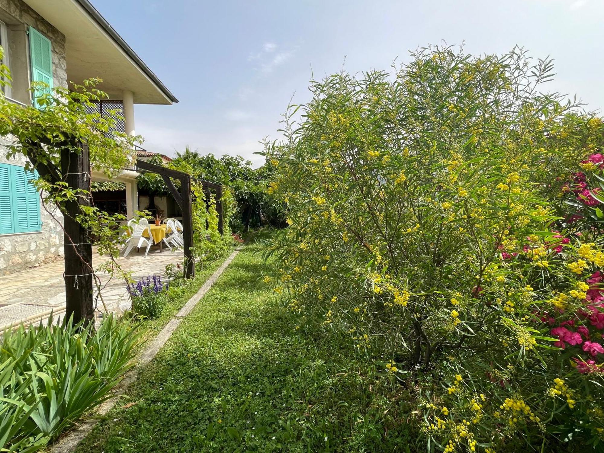 Bas De Villa Avec Acces Piscine Pres De Nice Cannes Monaco Carros Exterior foto